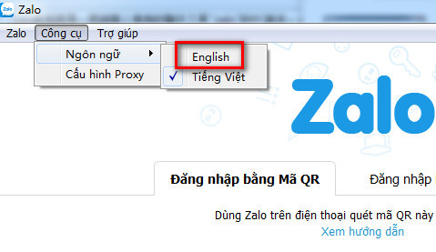 Zalo使用教程图文教程，Zalo怎么设置英文/中文,怎么加好友
