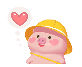 粉色摇摆猪猪表情包(动图)