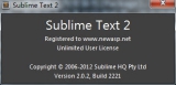 Sublime Text 2汉化版 2.0.2.2221 绿色注册版