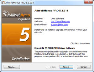 AllWebMenus Pro 5.3.914 正式版