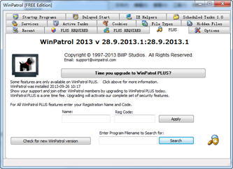 WinPatrol(系统辅助安全软件) 30.0.2014 最新版