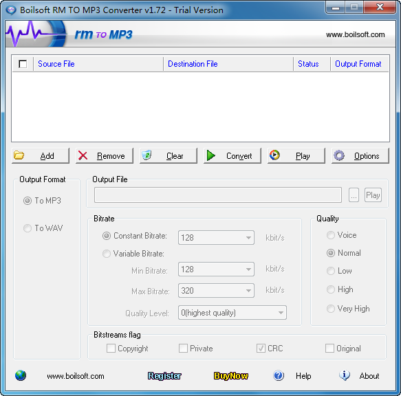 Boilsoft RM to MP3 Converter（RM转MP3转换器） 1.60