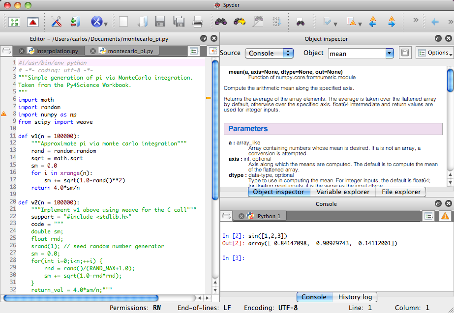 Spyder（Python开发环境） 2.2.5 最新版