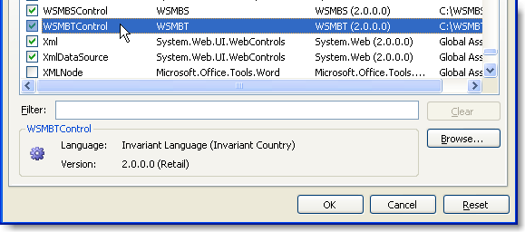 WSMBT(.NET组件)