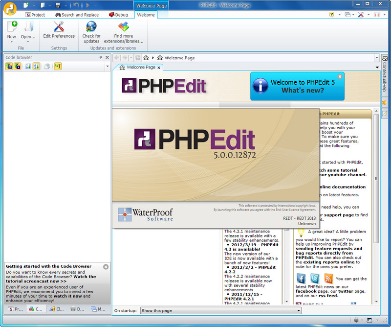 PHPEdit汉化版 5.0.0.12872 破解补丁