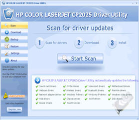 HP COLOR LASERJET CP2025 Driver Utility 6.0 免费版