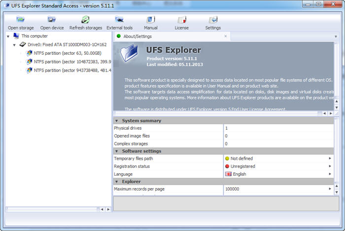 UFS Explorer Standard Access