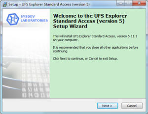 UFS Explorer Standard Access 5.11.1 32bit 正式版