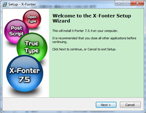 X-Fonter(字体管理工具) 7.5.4 英文版