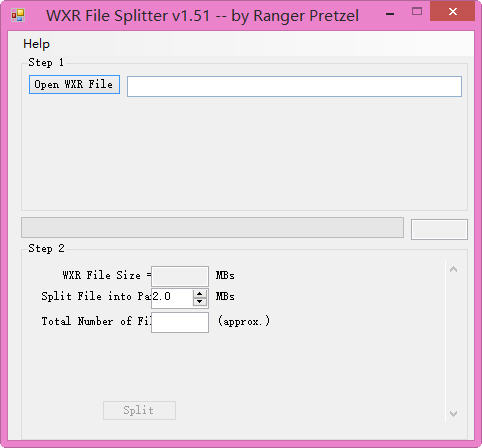WXR File Splitter  (XML文件分割工具)