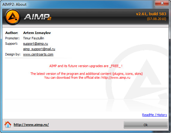 Aimp2中文版 2.61 免安装版（欧洲顶级音乐播放软件）