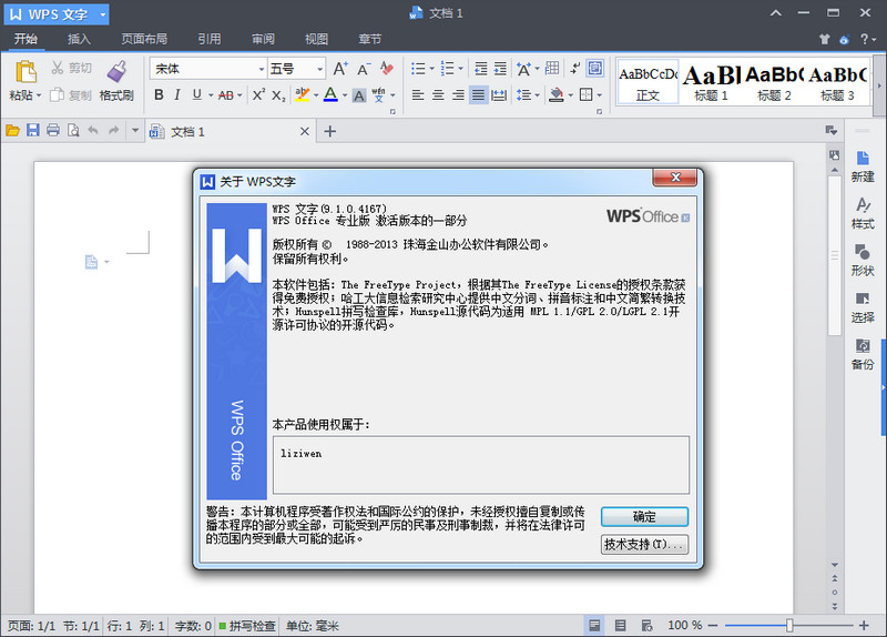 WPS Office2013专业版