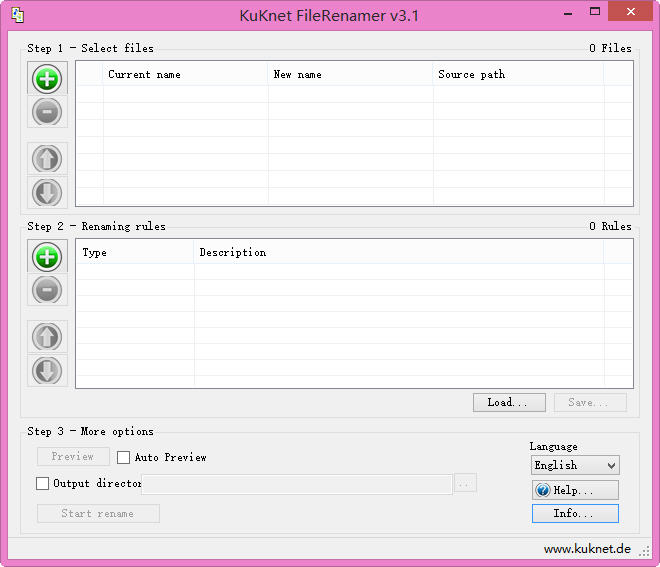 KuKnet FileRenamer （文件重命名软件） 3.1 绿色免费版