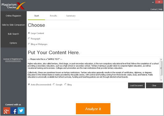 Plagiarism Checker X 2014