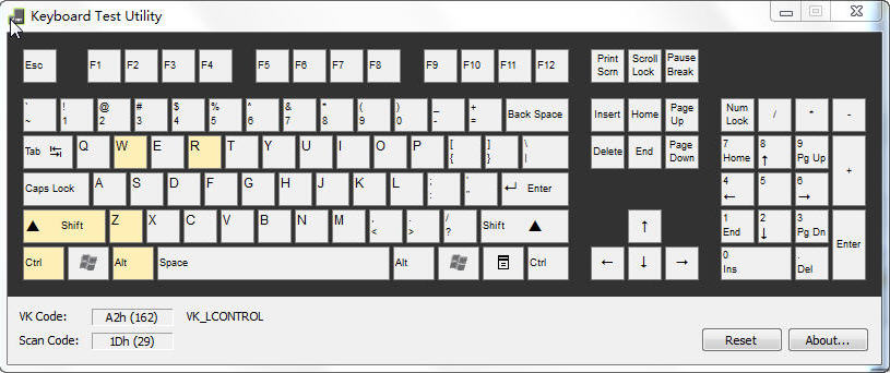 Keyboard Test Utility(键盘测试软件)