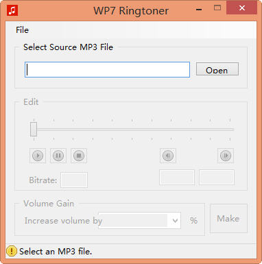 WP7铃声制作软件(WP7 Ringtoner)