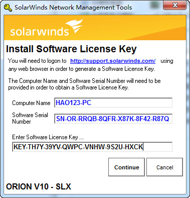 SolarWinds Orion 9.5