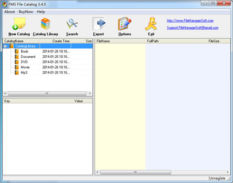FMS File Catalog（文件目录生成） 3.4.5 正式版