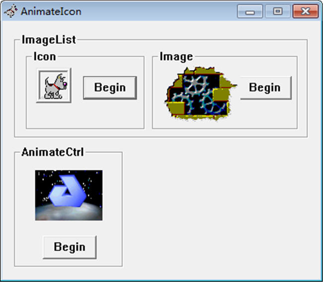 AnimateIcon(多线程动画演示程序)