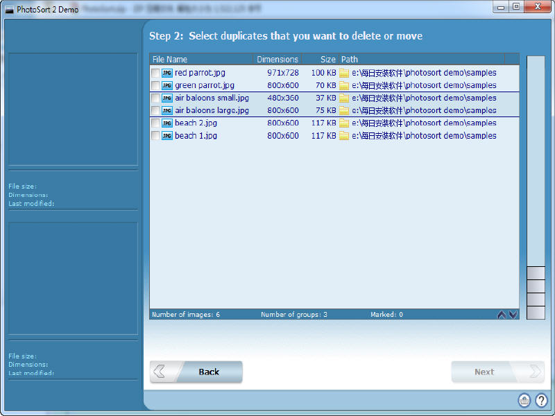 PhotoSort(重复图片删除软件)