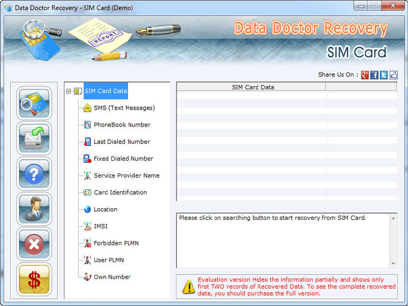 Sim card data restore(sim卡数据恢复)