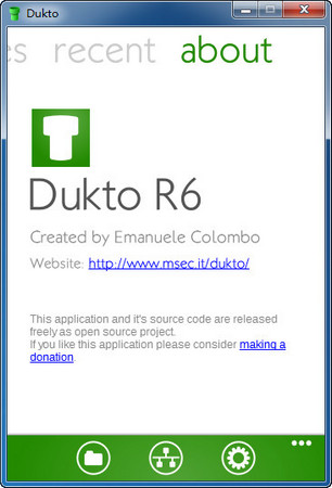 DuktoR6 局域网文件传输共享软件 绿色免费版
