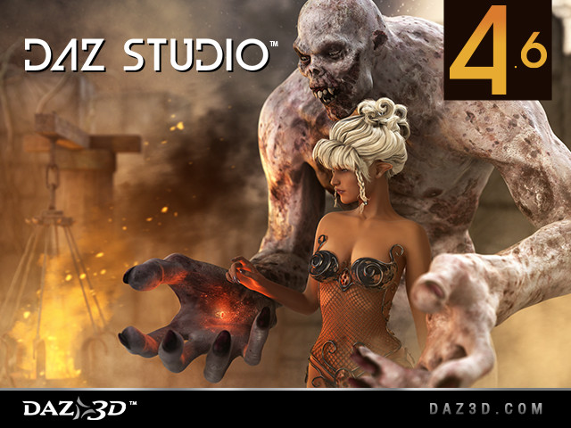 DAZ Studio 4.6 pro 安装版（32/64位）