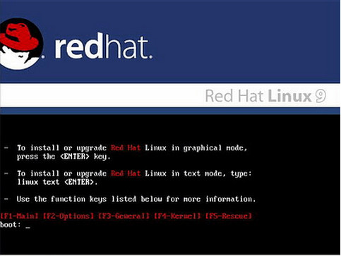 Red Hat Linux 9.0 红帽Linux ISO简体中文版