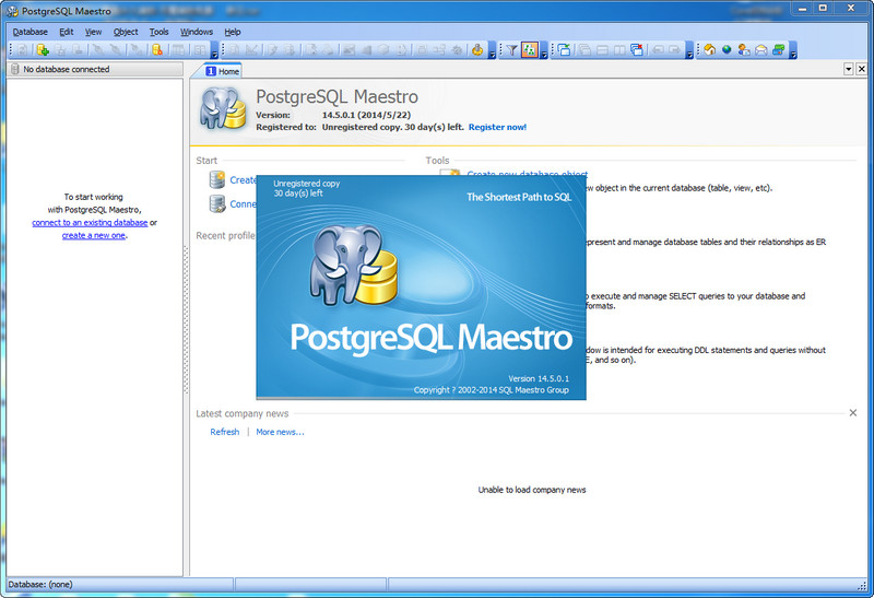 PostgreSQL for Windows