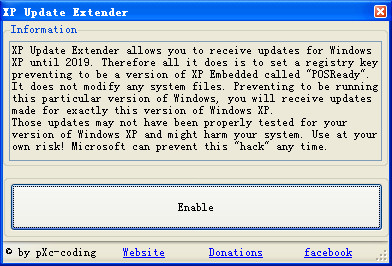 WinXP Update Extender 1.0.0.1 最新免费版
