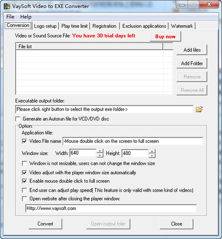 VaySoft Vido to EXE Converter