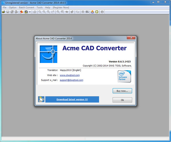 CAD图形转换工具 Acme CAD Converter 2014 8.6.6 简体中文破解