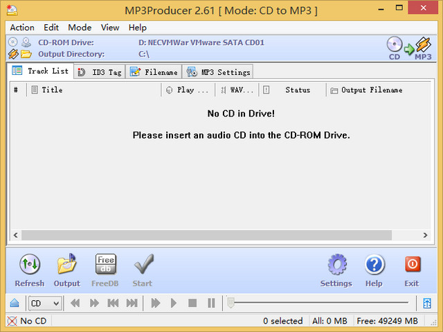 MP3Producer CD转MP3软件 2.61 多国语言版