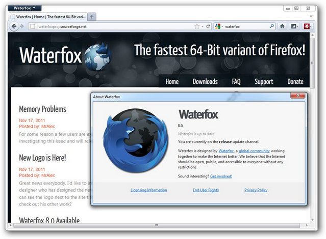 水狐浏览器Waterfox G5.1.4 官方最新版