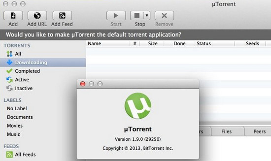 uTorrent MAC