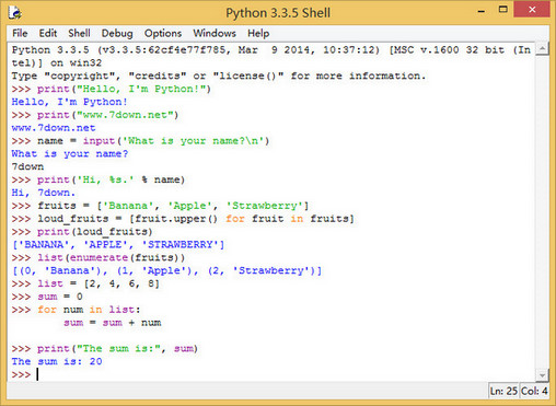 Python For Windows 3.4.2 正式版(32/64位)