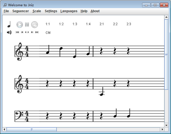 Jniz 音乐符号软件 1.4.2 最新版