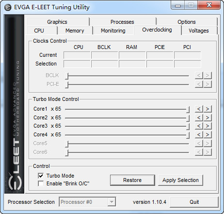 evga超频软件（EVGA E-LEET Tuning Utility） 1.10.4 免费版