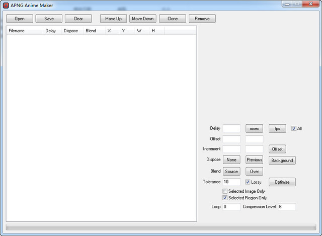 PNG动画制作软件 APNG Anime Maker
