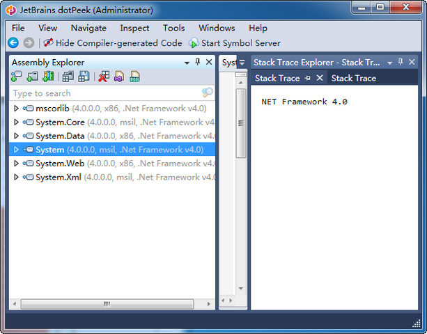 JetBrains dotPeek（.NET反编译工具） 1.3 免费版