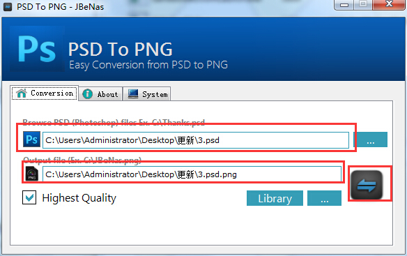 PSD转PNG（PSD To PNG） 1.1.2 免费版