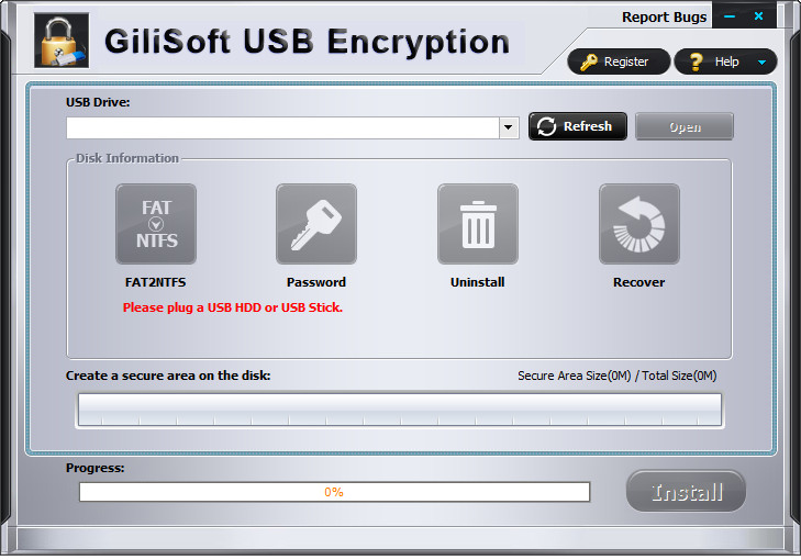 GiliSoft USB Stick Encryption