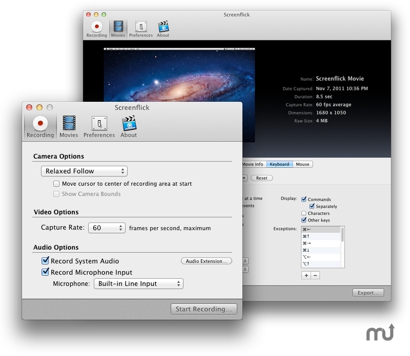 Screenflick for Mac 2.7.5 Mac版