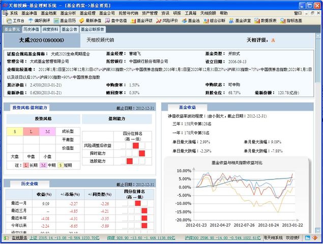 天相基金理财终端2016 5.0 最新版