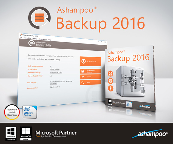 Ashampoo Backup 2016 10.00 中文免费版