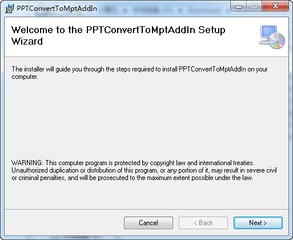 PPT转MPT插件 PPTConvertToMptAddIn 1.1