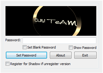 Shadow Defender Password Reset