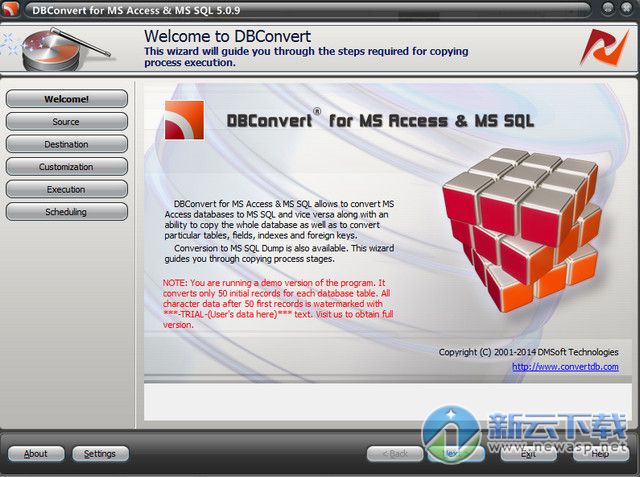 数据库转换软件DBConvert for MS Access & MS SQL 5.0.9 多国语言破解
