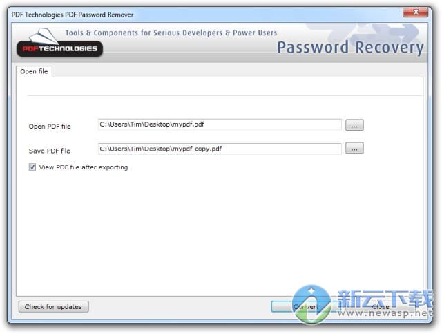 PDF Password Remover(PDF 密码移除工具) 9.6.3 中文汉化版