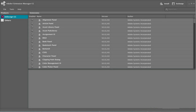 Adobe Extension Manager CC 2017 简体中文版